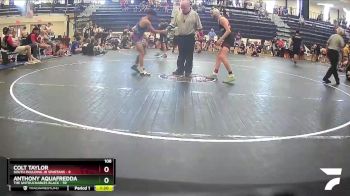 108 lbs Round 1 (6 Team) - Anthony Aquafredda, The Untouchables Black vs Colt Taylor, South Paulding Jr Spartans