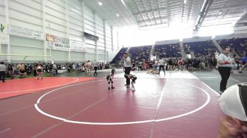 43 lbs Semifinal - Levi Escarcega, Manu WC vs Ezekiel Pina, Way Out West