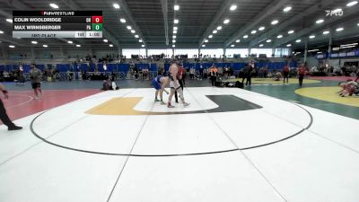 170 lbs 3rd Place - Colin Wooldridge, OH vs Max Wirnsberger, PA