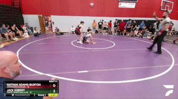 142 lbs Round 3 (6 Team) - Nathan Adams-Burton, Louisianimals Black vs Jack Egbert, Pirate Wrestling Club