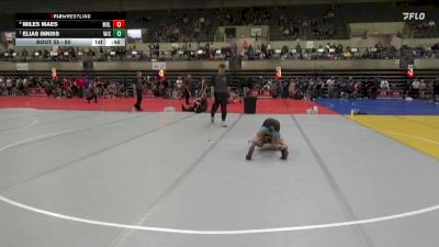 80 lbs Quarterfinal - Elias Inniss, Team Nazar vs Miles Maes, Mollitium