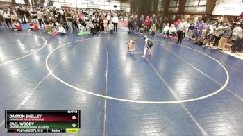 55 lbs Quarterfinal - Daxton Shelley, Champions Wrestling Club vs Cael Woody, Sanderson Wrestling Academy