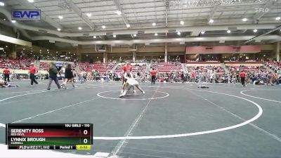 110 lbs Semifinal - Lynnix Brough, Carroll vs Serenity Ross, Red Devil