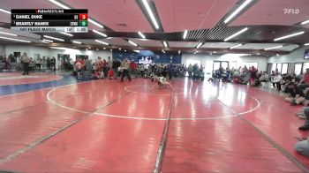 80 lbs 1st Place Match - Brantly Hanks, 208 Badgers Wrestling Club vs Daniel Duke, Declo Stingers