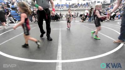 46 lbs Final - Gavino Camarillo, Clinton Youth Wrestling vs Cassadee Sloan, Morrison Takedown Club