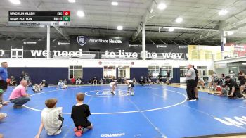 73 lbs Semifinal - Macklin Allen, Kraken Black - K6 vs Sean Hutton, Ruthless - K6