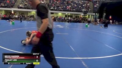 90 lbs Semifinal - Finnley Leis, LAW vs Bryce Madden, Sarbacker Wrestling Academy