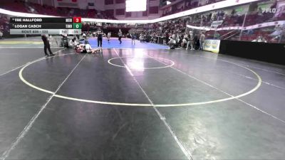 120 lbs 5th Place Match - Logan Casch, Timberline vs Tre Hallford, Meridian