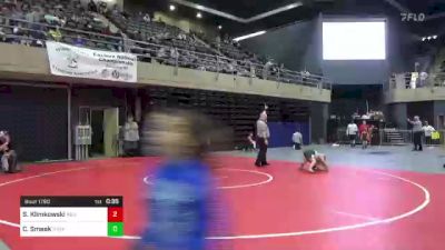 93 lbs Final - Sean Klimkowski, Indiana, PA vs Carter Smeak, Stoystown, PA