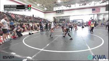 83 lbs Rr Rnd 1 - Kaydan Osborn, Ponca City Wildcat Wrestling vs Kaiden Knapski, Kingfisher YellowJackets