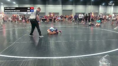 57 lbs Round 5 (10 Team) - Brooklyn Mcleod, Storm vs Clara Corey, NC Gold