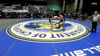 190 lbs Champ. Round 1 - Brant Reyna, Carson vs Caden Lawson, El Dorado