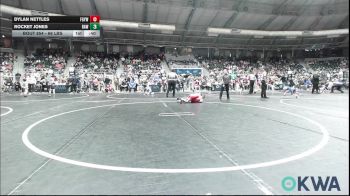 66 lbs Consi Of 8 #1 - Dylan Nettles, Fort Gibson Youth Wrestling vs Rocket Jones, Raw Wrestling Club