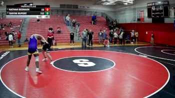 285 lbs Cons. Round 3 - Nathan Bednark, Ligonier Valley Hs vs Taivon Rupert, Plum Hs