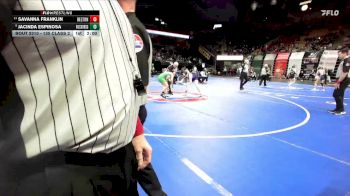 135 Class 2 lbs Semifinal - Jacinda Espinosa, Rock Bridge vs Savanna Franklin, Belton