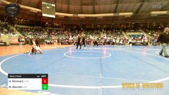 54 lbs Semifinal - Harper Wimmers, Pursuit vs Madilyn Bauman, Kodiak Attack