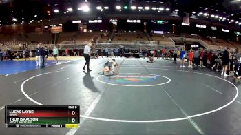 80 lbs Champ. Round 1 - Lucas Layne, NBWA vs Troy Isaacson, Attack Wrestling