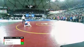 Girls 3A/4A 110 5th Place Match - Maya Lindauer, River Ridge (Girls) vs Elyssa Cotton, Snohomish (Girls)