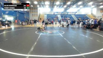 120 lbs Champ Round 1 (16 Team) - Kalob Rodriguez, Socs vs Tommy Dowda, Oviedo WC