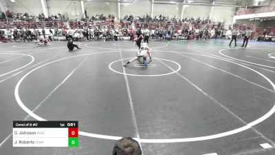 102 lbs Consi Of 8 #2 - Delroy Johnson, SheepCamp WC vs Jared Roberts, Team Vision Quest