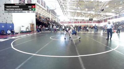 120 lbs Quarterfinal - Isaiah Burgos, Chelmsford vs Matthew Karvelis, Xaverian