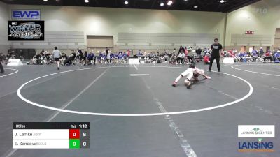 85 lbs Rr Rnd 3 - Jaxon Lemke, Askren Wrestling Academy - (A) vs Eli Sandoval, Gold Rush Wrestling