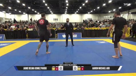 Aaron Michael Ard vs Jaime Belma Gomez Pardo 2025 World IBJJF Jiu-Jitsu No-Gi Championship