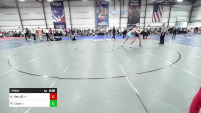 160 lbs Consi Of 16 #1 - Kyle Vencill, OH vs Roman Loya, CA