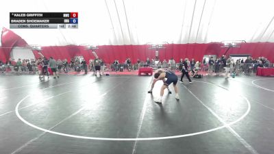 157 lbs Cons. Quarters - Kaleb Griffith, MWC vs Braden Shoemaker, Heartland Wrestling Academy