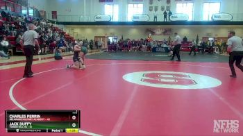 144 lbs Semifinals (8 Team) - Jack Duffy, Tower Hill HS vs Charles Perrin, Delaware Military Academy