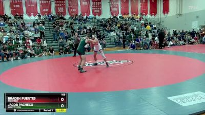 165 lbs Champ. Round 2 - Braden Puentes, Richfield vs Jacob Pacheco, Monte Vista