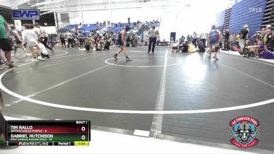 92 lbs Semis (4 Team) - Tim Rallo, Untouchables Purple vs Gabriel Hutchison, East Kansas Eagles Gold