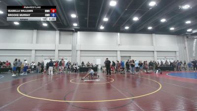 140 lbs Semis - Isabella Williams, Red Rose Wrestling Club vs BROOKE MURRAY, Empire Girls Wrestling Club