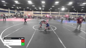 87 lbs Consolation - Jordan Abania, Oakdale WC vs Zorian Maea, LV Bears WC