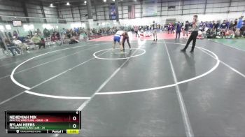 190 lbs Round 2 (4 Team) - Rylan Heers, TROJAN WRESTLING CLUB vs Nehemiah Mix, INVICTUS WRESTLING - GOLD