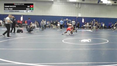 157 lbs Consolation - Cqari Bacote, Bridgewater State vs Cael Finn, Coast Guard