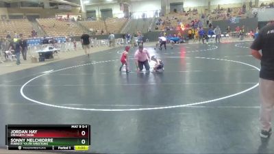 45 lbs Champ. Round 1 - Sonny Melchiorre, Forrest Youth Wrestling vs Jordan Hay, Stewarts Creek