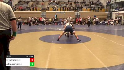 165 lbs Semifinal - Noah Mulvaney, Bucknell vs Josh Ogunsanya, Columbia
