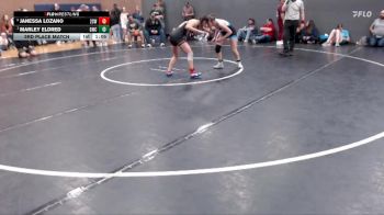 113 lbs 3rd Place Match - Janessa Lozano, 208 Spartan WC vs Marley Eldred, Grizzly Wrestling Club