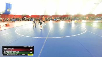 106-107 lbs Round 1 - Sam Strack, Little Falls vs Chase Heimerman, Cedar Grove-Belgium