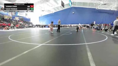 157 lbs Champ. Round 1 - Roman Chien, Olathe Northwest vs Zach Thomas, Derby