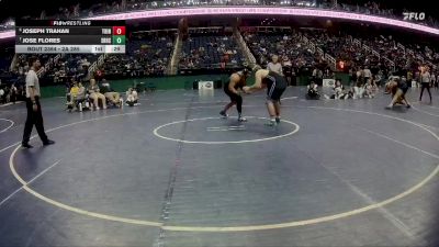 2A 285 lbs Cons. Semi - Joseph Trahan, Trinity vs Jose Flores, Southwestern Randolph High School