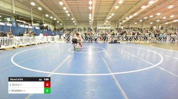 220 lbs Round Of 64 - John Drury, VA vs Isaiah Bradeen, ME