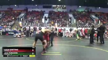 170 lbs Round 2 (4 Team) - Lucas Goetting, Clinton vs Jack Furgason, Tecumseh