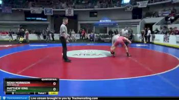 1 lbs Quarterfinal - Matthew King, Ohatchee vs Noah Morrison, New Hope HS