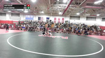 132 lbs Semifinal - Jack Kaler, Souhegan vs Dylan Griffin, Winnisquam