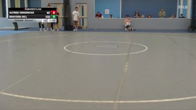 285 lbs Champ. Round 2 - Brayden Hill, Cloud County Community College vs Alfred Hendricks, Northern Oklahoma College-Tonkawa