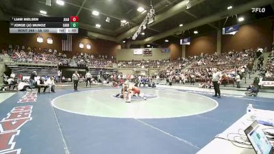 3A 120 lbs 3rd Place Match - Jorge (JJ) Munoz, Carbon vs Liam Nielsen, Juab
