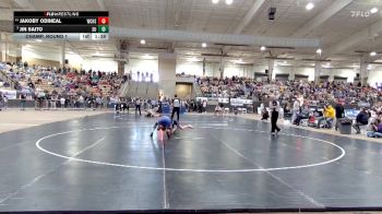 AA 106 lbs Champ. Round 1 - Jin Saito, Summit High School vs Jakoby Odineal, Warren Co. High School