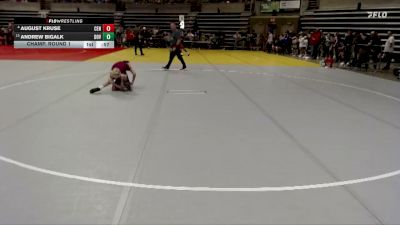 84 lbs Champ. Round 1 - Andrew Bigalk, Dover-Eyota vs August Kruse, Centennial